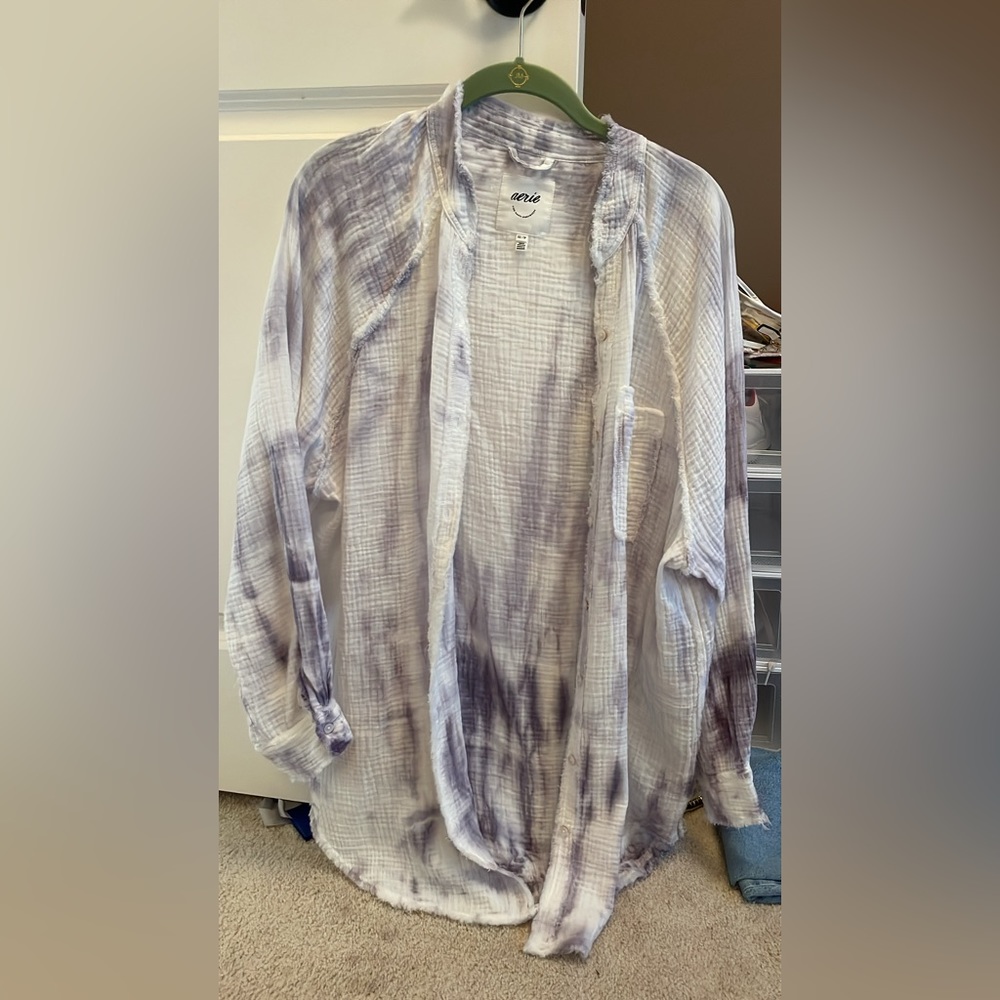 Aerie oversized buttdown